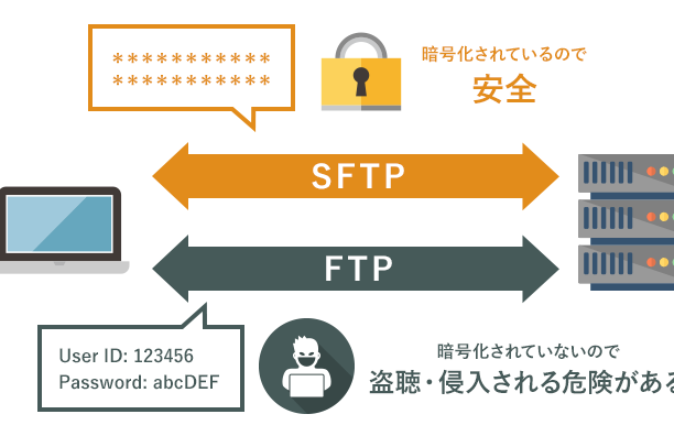 SFTPとは|SFTP、FTP、FTPSの違い 12 SFTPとは|SFTP、FTP、FTPSの違い