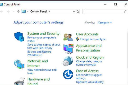 Windows 10/8/7でコントロールパネルを開く10の方法