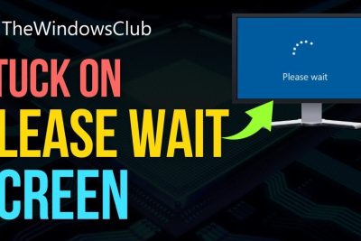 Windows 11/10 Stuck on Please Wait Screen? How to Fix? 1 windows 11 10 stuck on please wait screen how to fix